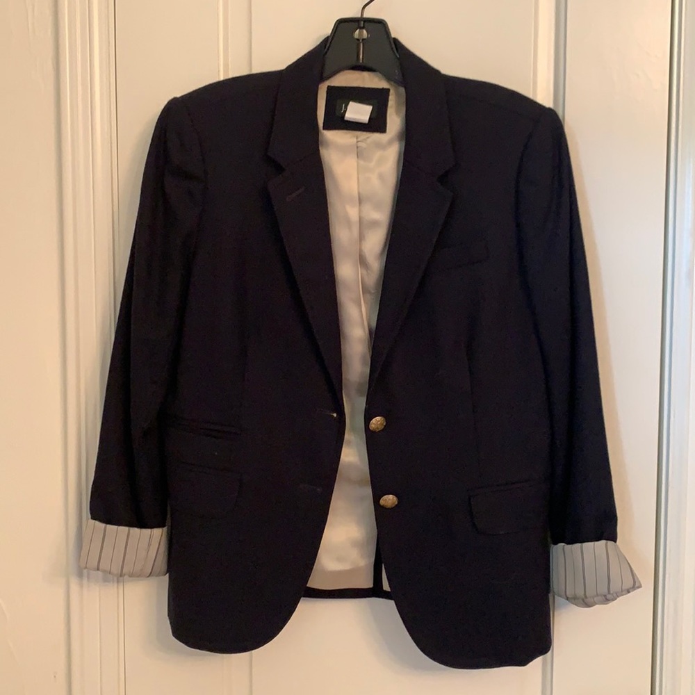 Jcrew navy blazer size 8